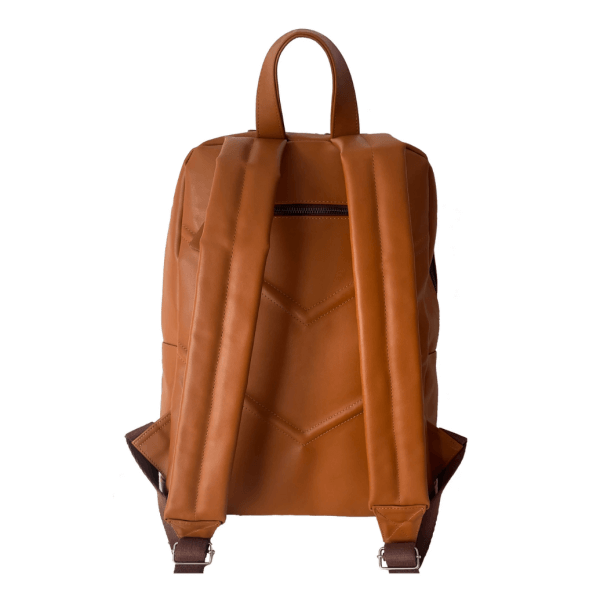 Naboo Vegan Nopal Leather Backpack - Light Brown Color